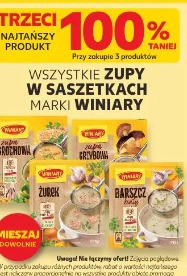 Wszystkie zupy w saszetkach marki Winiary