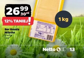 Ser Gouda Miletto plastki