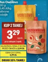 Owocowo mus brzoskwiniowo-jabłkowy