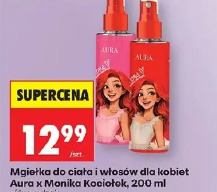 Mgiełka do ciała i włosów dla kobiet Aura x Monika Kocełek