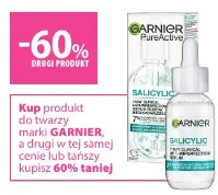 Garnier produkty do twarzy -60% drugi produkt