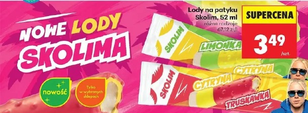 Lody na patyku Skolim