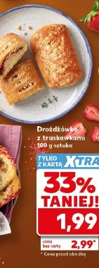 Drożdżówka z truskawkami