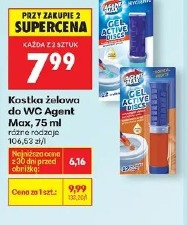 Kostka żelowa do WC Agent Max