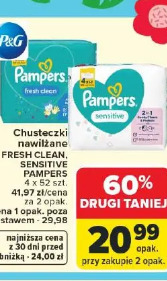 Chusteczki nawilżane Fresh Clean, Sensitive Pampers