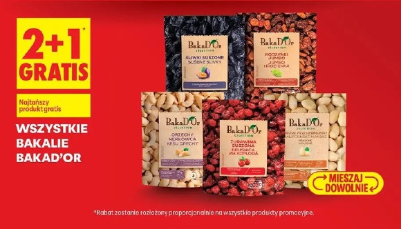 Wszystkie bakalie Bakad'or