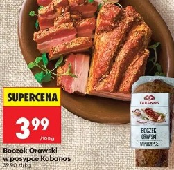 Boczek Orawski w posypce Kabanos