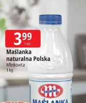 Maślanka naturalna Polska Mlekovita