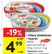 Filety śledziowe Szprot Graal
