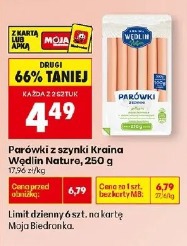 Parówki z szynki Kraina Wędlin Natura