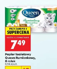 Papier toaletowy Queen Rumiankowy