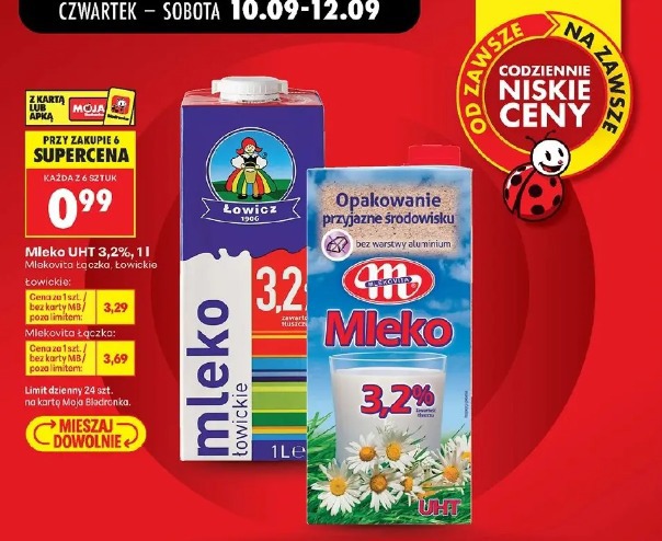 Mleko UHT 3,2% Mlekovita Łączka