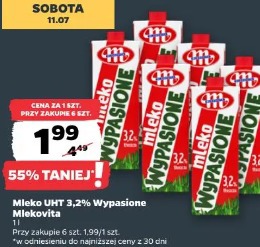 Mleko UHT 3,2% Wypasione Mlekovita