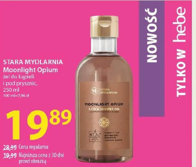 Stara Mydlarnia Moonlight Opium żel do kąpieli i pod prysznic