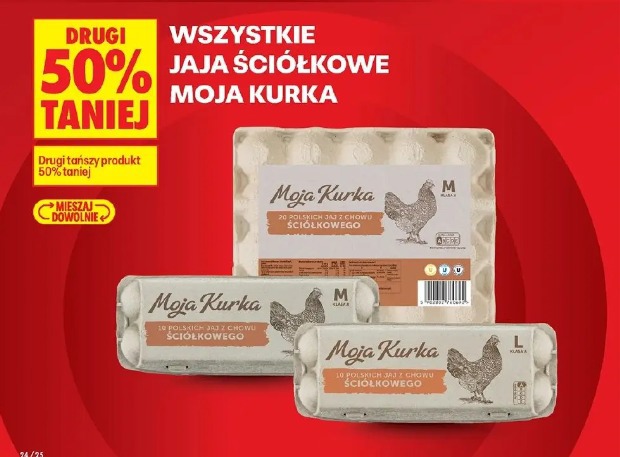 Wszystkie jaja ściółkowe Moja Kurka