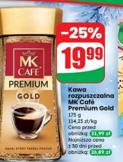 Kawa rozpuszczalna MK Café Premium Gold