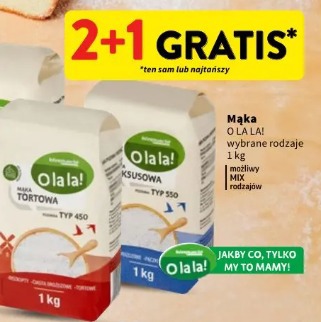 Mąka O LA LA! wybrane rodzaje