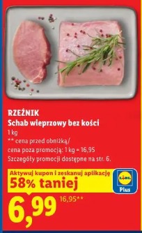 Rzeźnik Schab wieprzowy bez kości