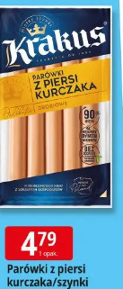 Parówki z piersi kurczaka/szynki Animex