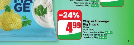 Chipsy Fromage Big Snack