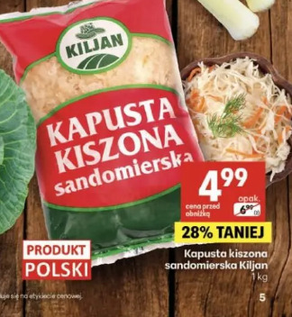 Kapusta kiszona sandomierska Kiljan
