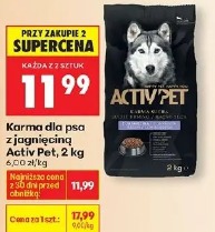 Karma dla psa z jagnięciną Activ Pet, 2 kg
