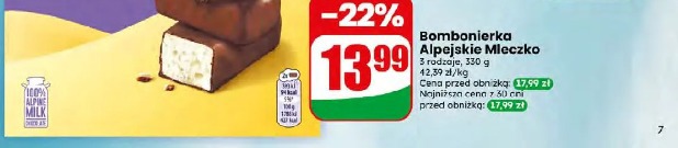 Bombonierka Alpejskie Mleczko