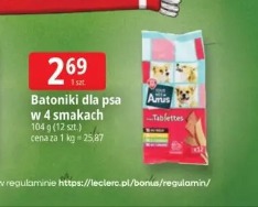 Batoniki dla psa w 4 smakach Tous Amis