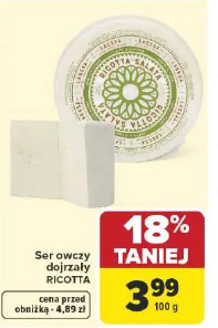 Ser owczy dojrzaly Ricotta