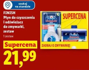Finish Płyn do czyszczenia i odświeżacz do zmywarki, zestaw