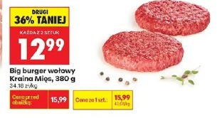 Big burger wołowy Kraina Mięs