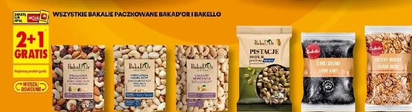Wszystkie bakalie paczkowane Bakad'Or i Bakello