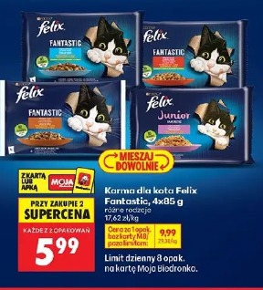 Felix Fantastic karma dla kota Felix Fantastic, 4x85 g