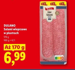 Dulano Salami wieprzowe w plastrach