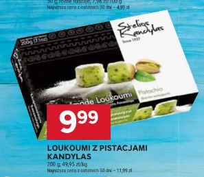 Loukoumi z pistacjami Kandylas