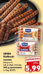 Skiba Kiełbaski surowe klasyczne lub w stylu chorizo