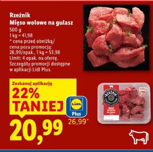 Rzeźnik Mięso wołowe na gulasz