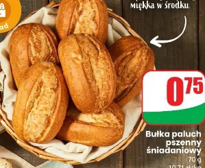 Bułka paluch pszenny śniadaniowy