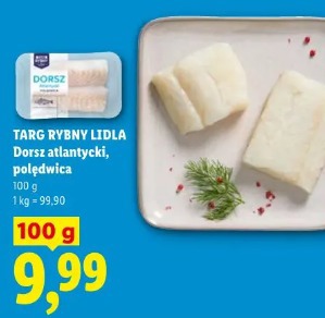 Targ Rybny Lidla Dorsz atlantycki, polędwica