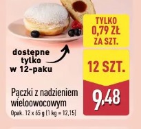 Pączki z nadzieniem wieloowocowym