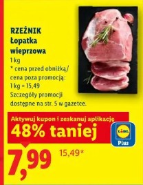 Rzeźnik łopatka wieprzowa