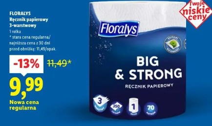 Floralys Ręcznik papierowy 3-warstwowy