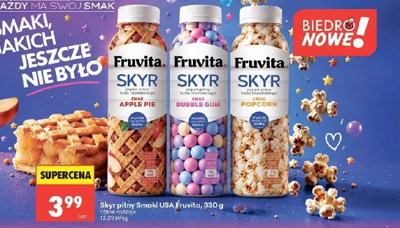 Skyr pitny Smaki USA Fruvita