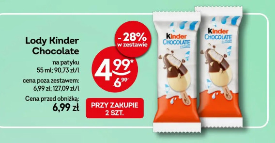 Lody Kinder Chocolate