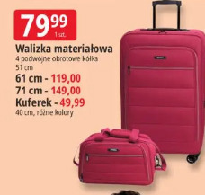 Walizka materiałowa