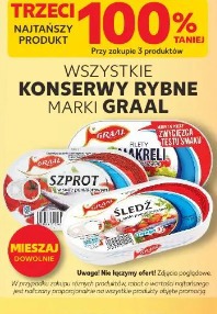 Wszystkie konserwy rybne marki Graal