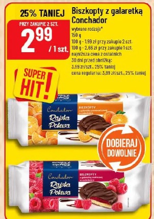 Biszkopty z galaretką Conchador