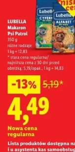 Lubella Makaron Psi Patrol