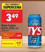 Piwo Tyskie 0,0%