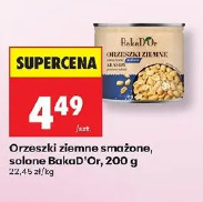 Orzeszki ziemne smażone, solone BakaD'Or
